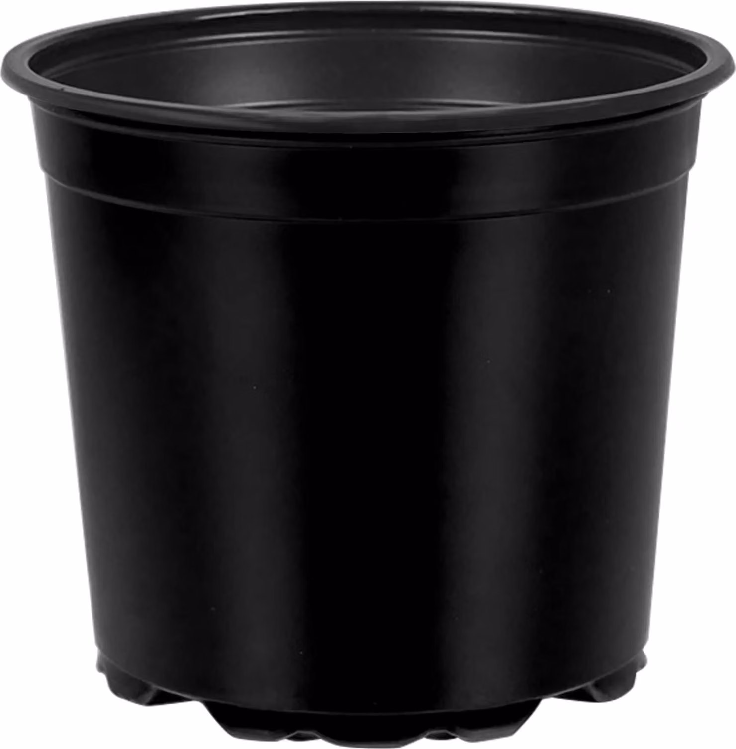 Vaso per Fiori 100 pcs Nero Ø 15 x 13 cm Plastica