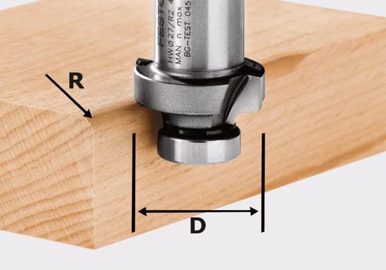 Fresa arrotondante Festool HW HW R4-OFK 500 | 490094