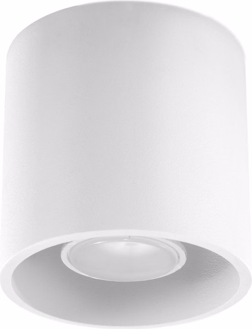 Elegante lampada da soffitto ALU GU10, bianca, serie AMERO