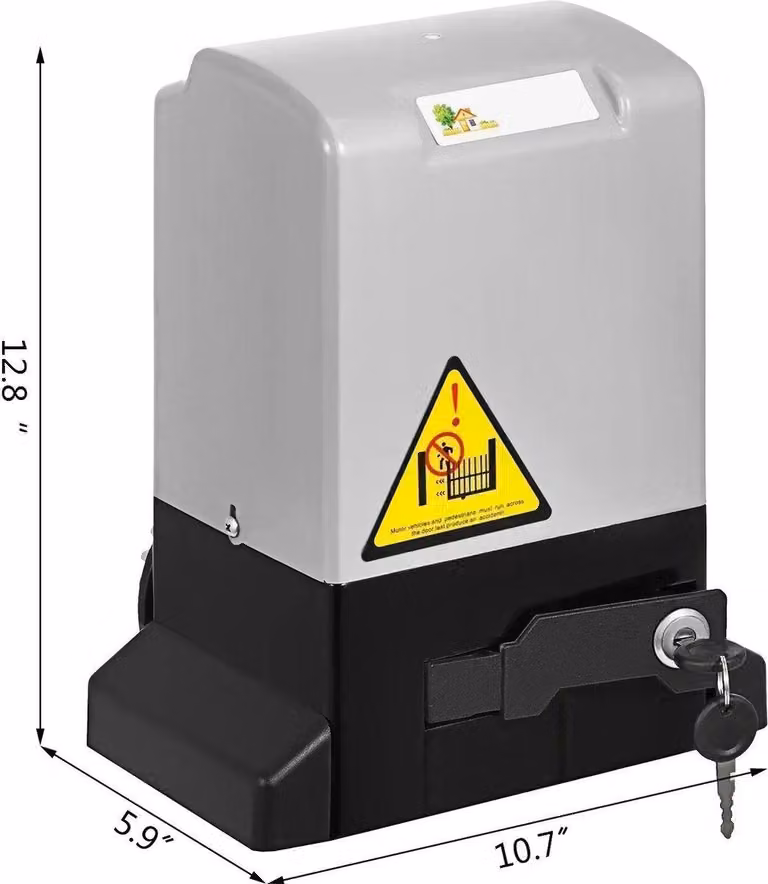 Apertura automatica per cancelli scorrevoli - Sistema di azionamento per cancelli scorrevoli - Apriporte automatico - Apriporte elettronico - Apri cancello