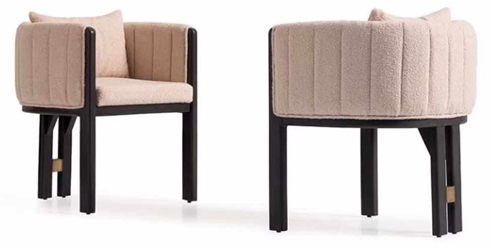 Küchenstuhl Esszimmerstuhl Set Stühle 2tlg Lehnstuhl Gruppe Beige