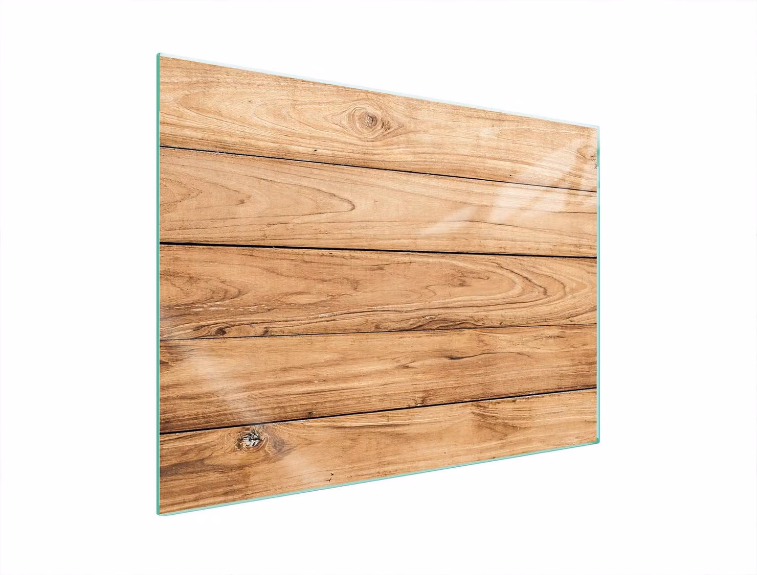 Piastra Di Protezione In Vetro Per Forno 70X52 Legno
