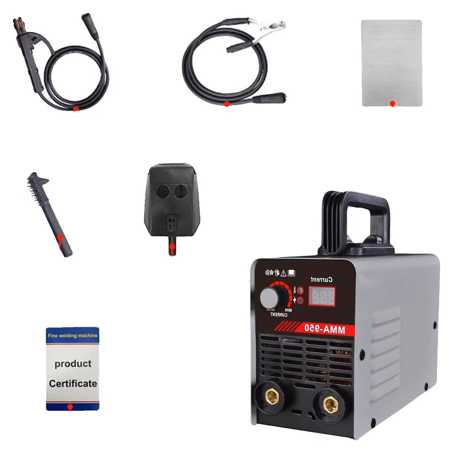 Saldatrice, 250A, display digitale, modello MMA-950