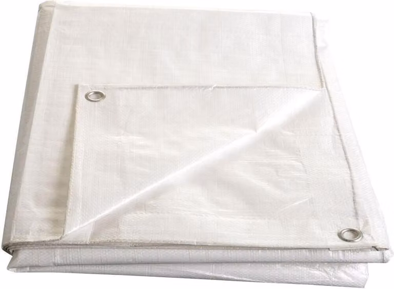 telone con reti 5x 8m BIANCO 140g/m2, laminato