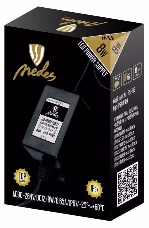 Alimentatore da 8W per luci da esterno da incasso - modello PSF103
