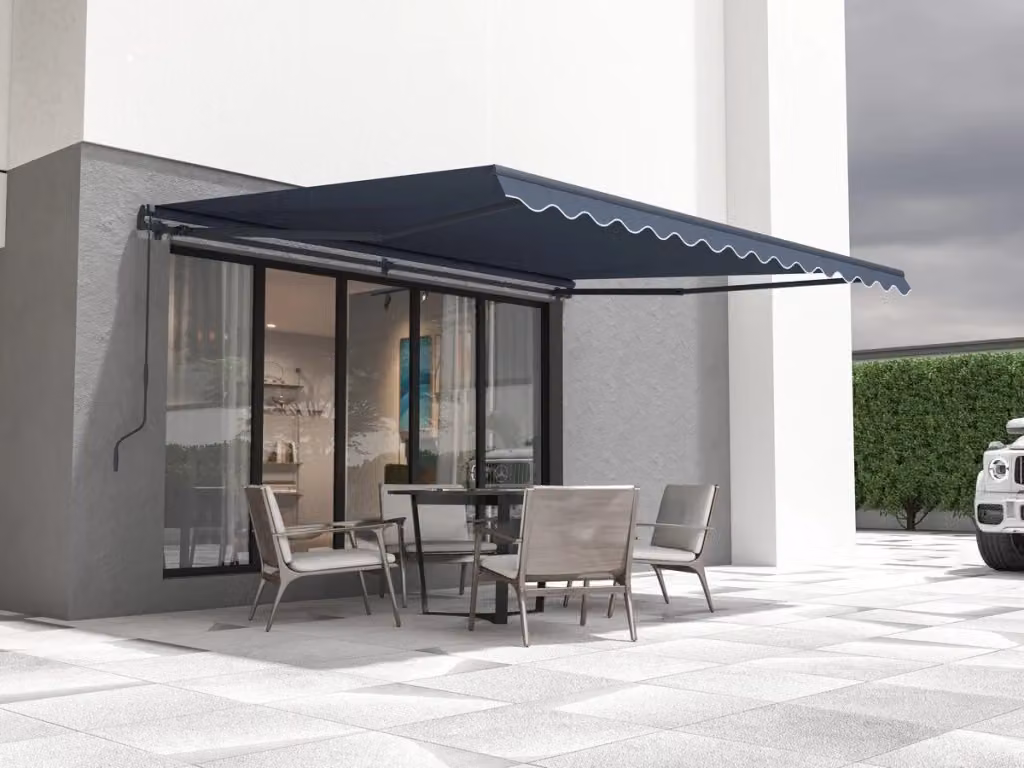 Tenda da sole Habitat et Jardin Ombra 4 in alluminio e poliestere con protezione UPF 50+, Grigio, L: 395 cm, P: 300 cm – 2