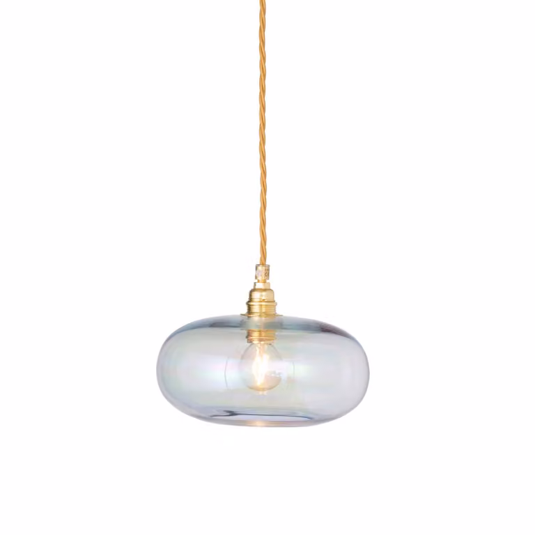 EBB & FLOW Lampada a sospensione in vetro Horizon, dimmerabile, Chiaro / Trasparente, Soggiorno / Sala da pranzo, Vetro, Scandinavo, Lampada a sospensione