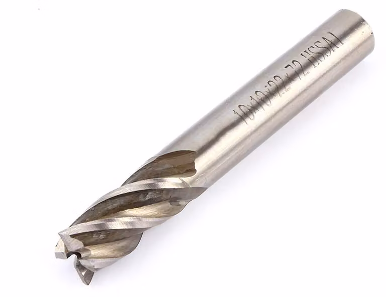 Trapano a tazza da 10 mm, carburo di tungsteno, 4 tagli, gambo diritto, acciaio rapido