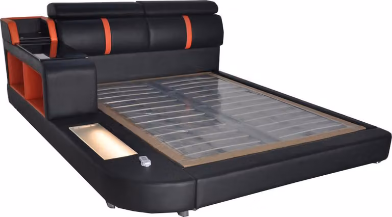 Design Luxus Bett Polster Ehe Hotel Moderne Betten Leder 140/160/180/200 LB8821