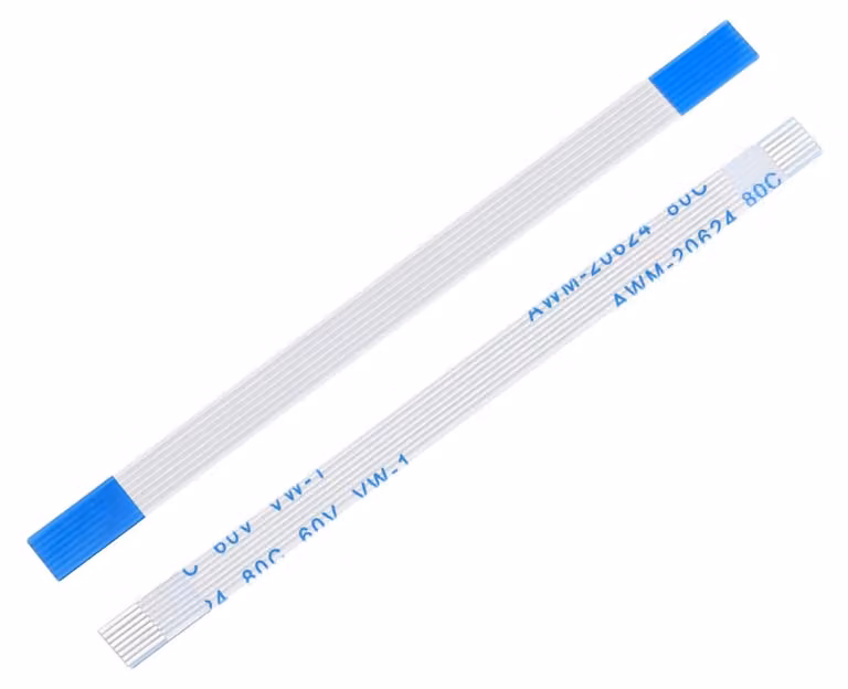 Cavi piatti FFC/FPC, 7 poli, sezione 0,5 mm, lunghezza 60 mm, tipo A, confezione da 20 pezzi.