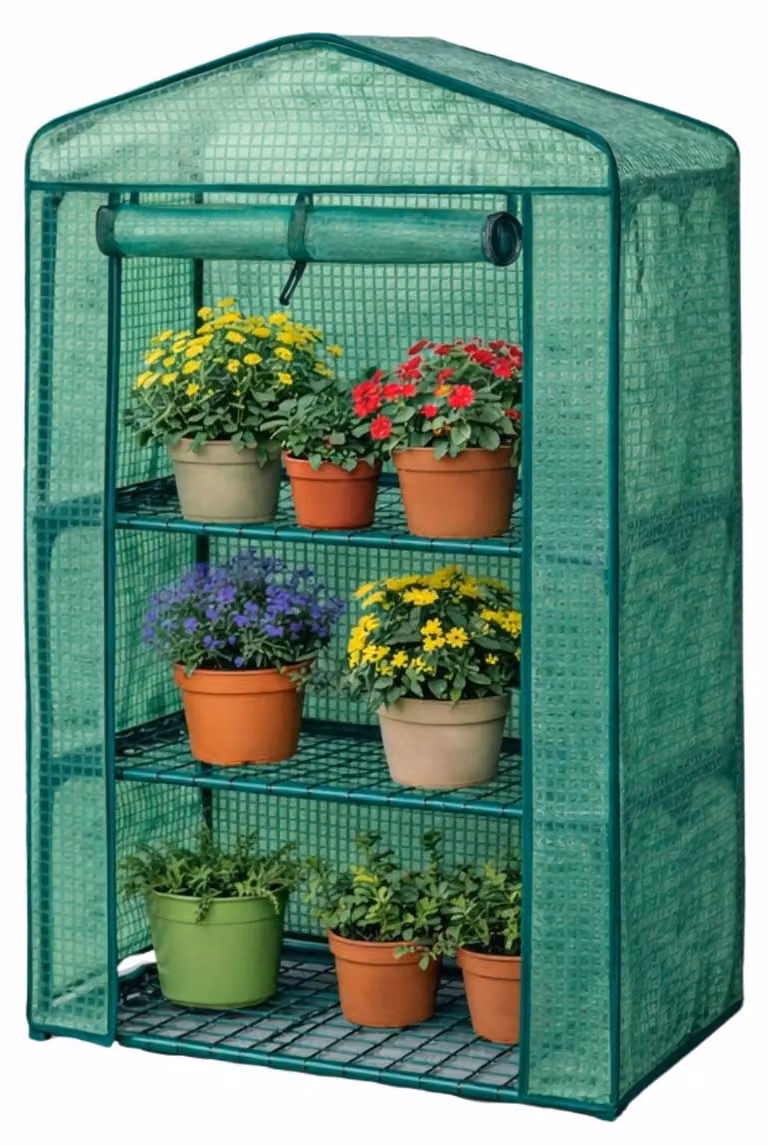 Ekspand | Serra da balcone - 69x49x125 cm - Tunnel in plastica resistente - Coltivazione di piante - Verde