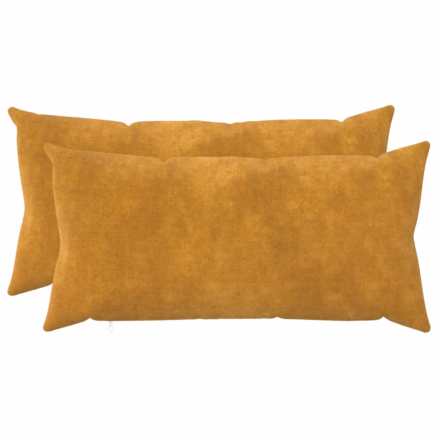 vidaXL Cuscino con cuscino HEERLEN 2 pz Giallo Fleece in microfibra