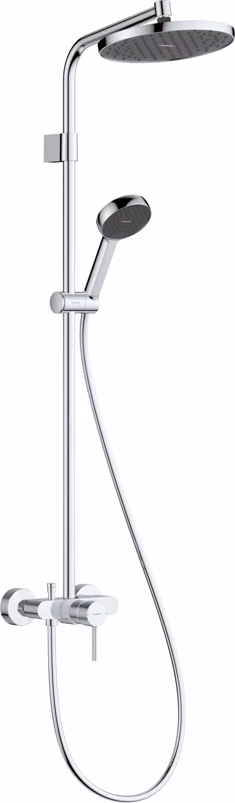 hansgrohe Activera S Système de douche 240, 1 type de jet, EcoSmart, avec mitigeur Varia, 28875000, 28875000