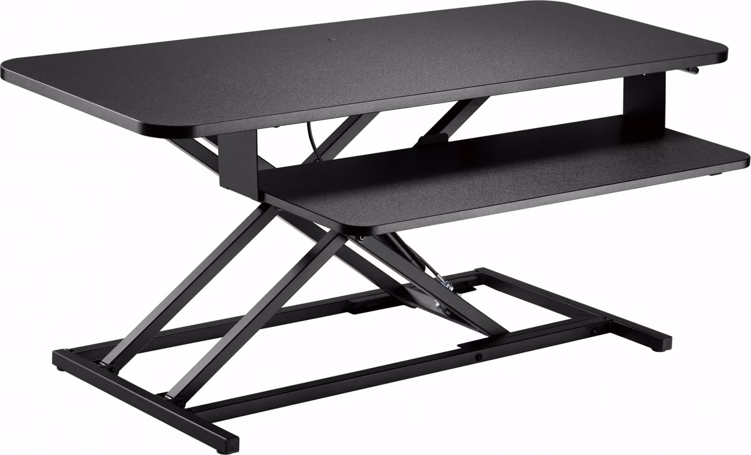 Rialzo ergonomico per scrivania sit-stand - postazione di lavoro regolabile in altezza - larghezza 95 cm