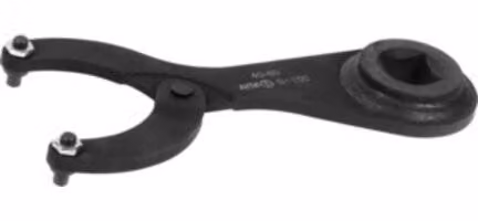 Chiave articolata AMF con foro frontale per chiave dinamometrica 125/8 mm