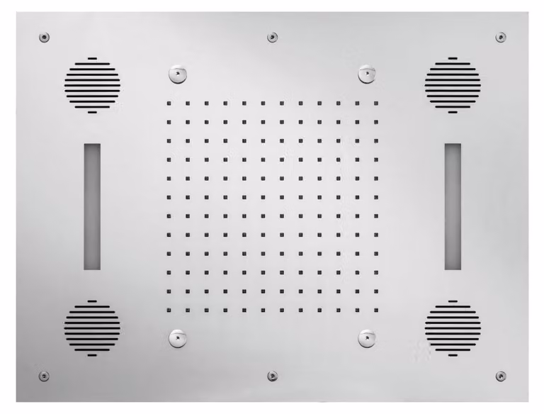 Herzbach 11.634800.2.01 LIVING SPA luce colorata doccia a pioggia a soffitto quadrata