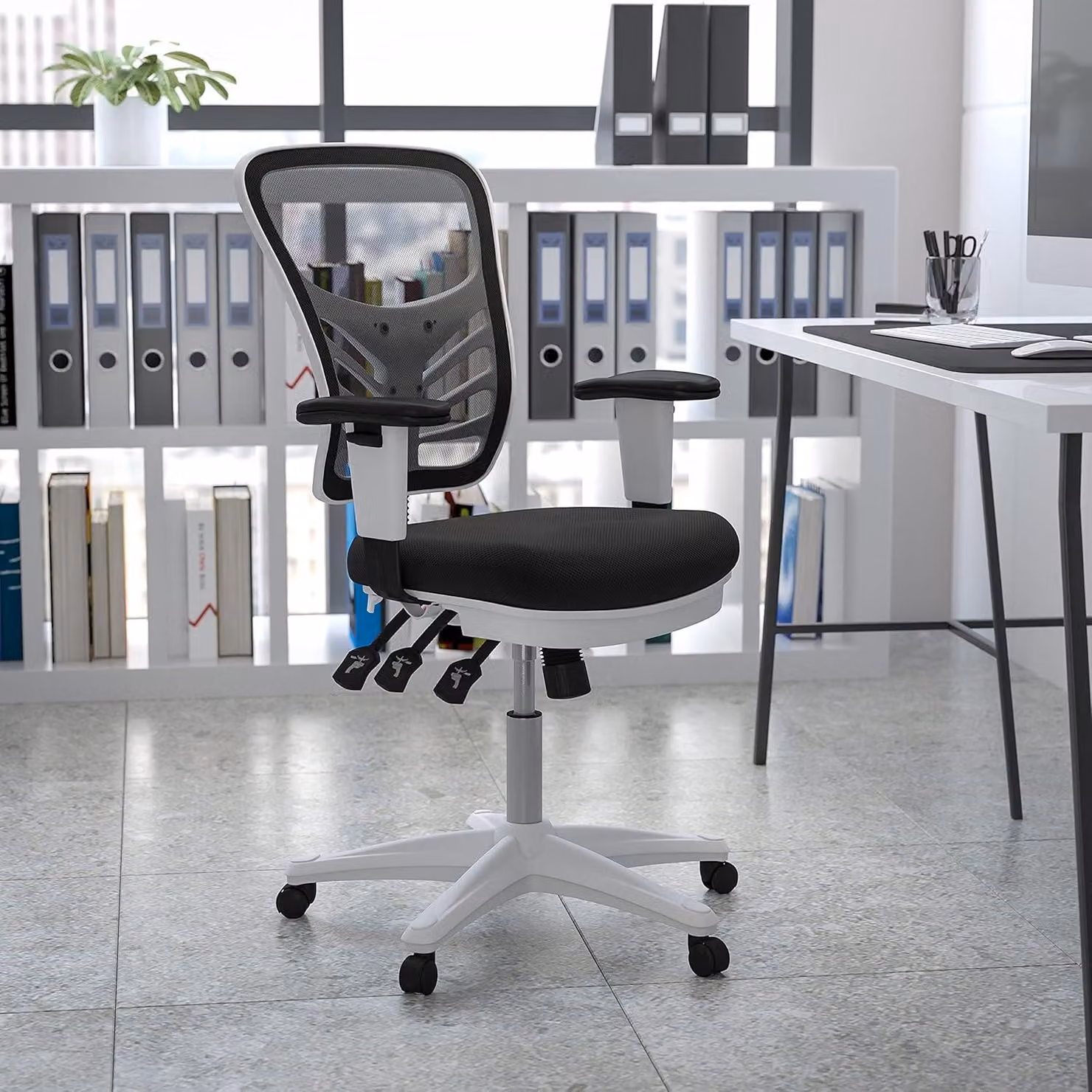 Sedia da ufficio - Sedia per ufficio - Sedia da lavoro - Sedia da gaming - Sedia girevole - Sedia ergonomica con rete
