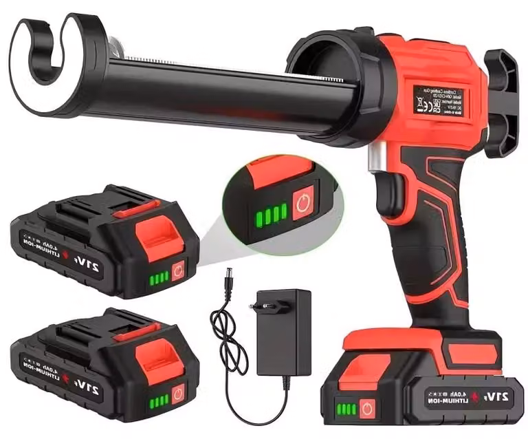 Pistola a spruzzo elettrica, con quattro livelli di velocità, funzionamento senza fili, dotata di 2 batterie