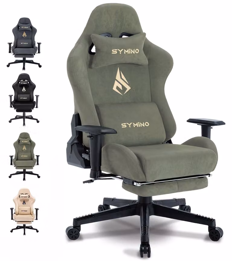 Sedia ergonomica da gaming - Sedia da ufficio - Sedia per giocatori - Sedia girevole - Sedia confortevole
