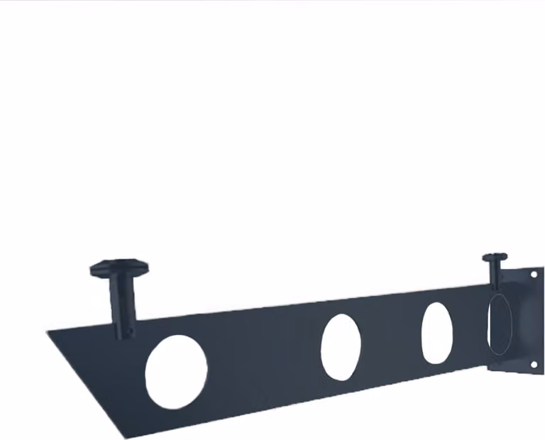 Glaszentrum Hagen - TYP-S-RAL7016 supporto per agitatore in vetro in acciaio inox antracite