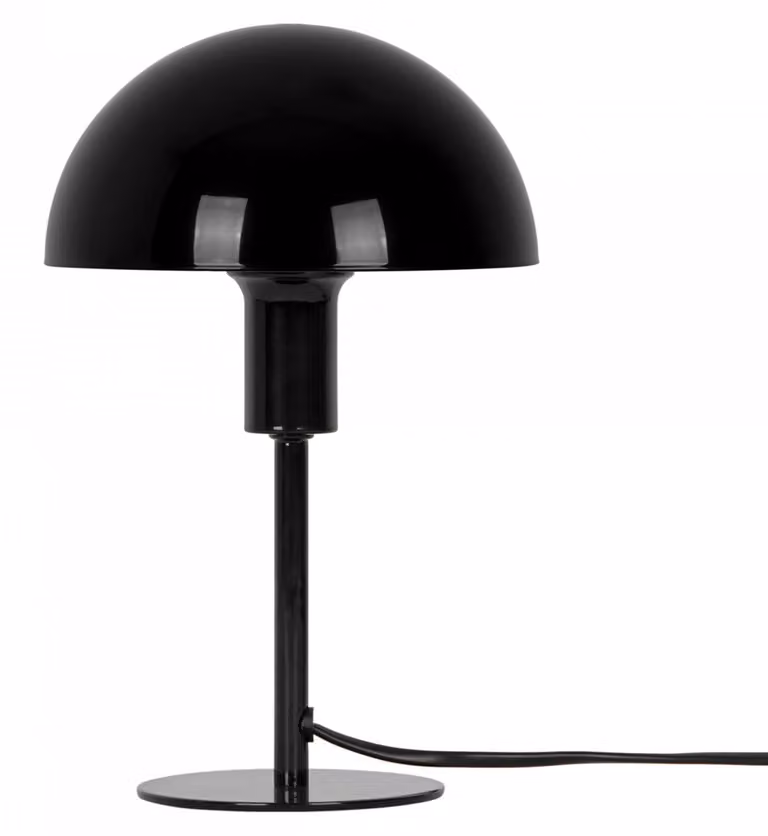 NORDLUX Ellen mini lampada da tavolo, Variante: Ø: 160 x 250 mm, E14, nero