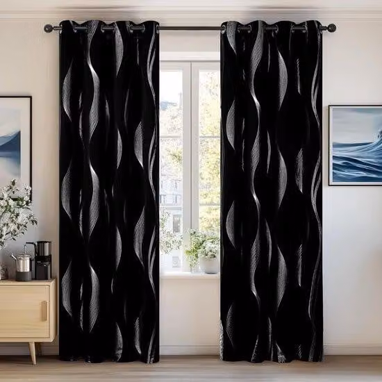 Tende a lamelle - Design moderno - Set da 2 - Poliestere - 117 x 229 cm