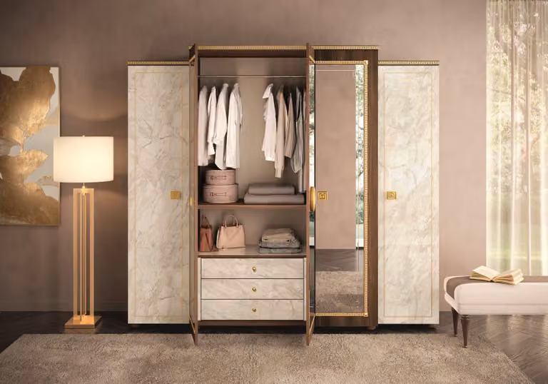 Armadio moderno in legno: funzionale ed elegante per ogni casa.