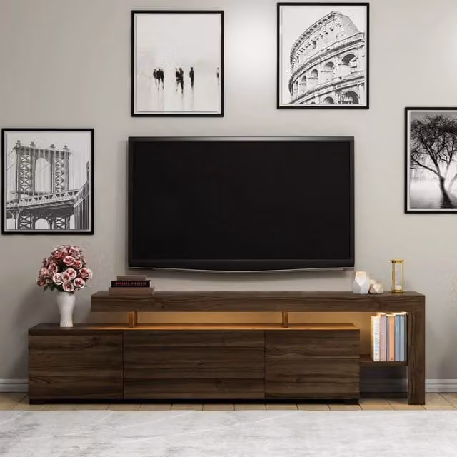 Mobile TV in legno "Beliz" Mobile TV - 192 x 37 x 53 cm