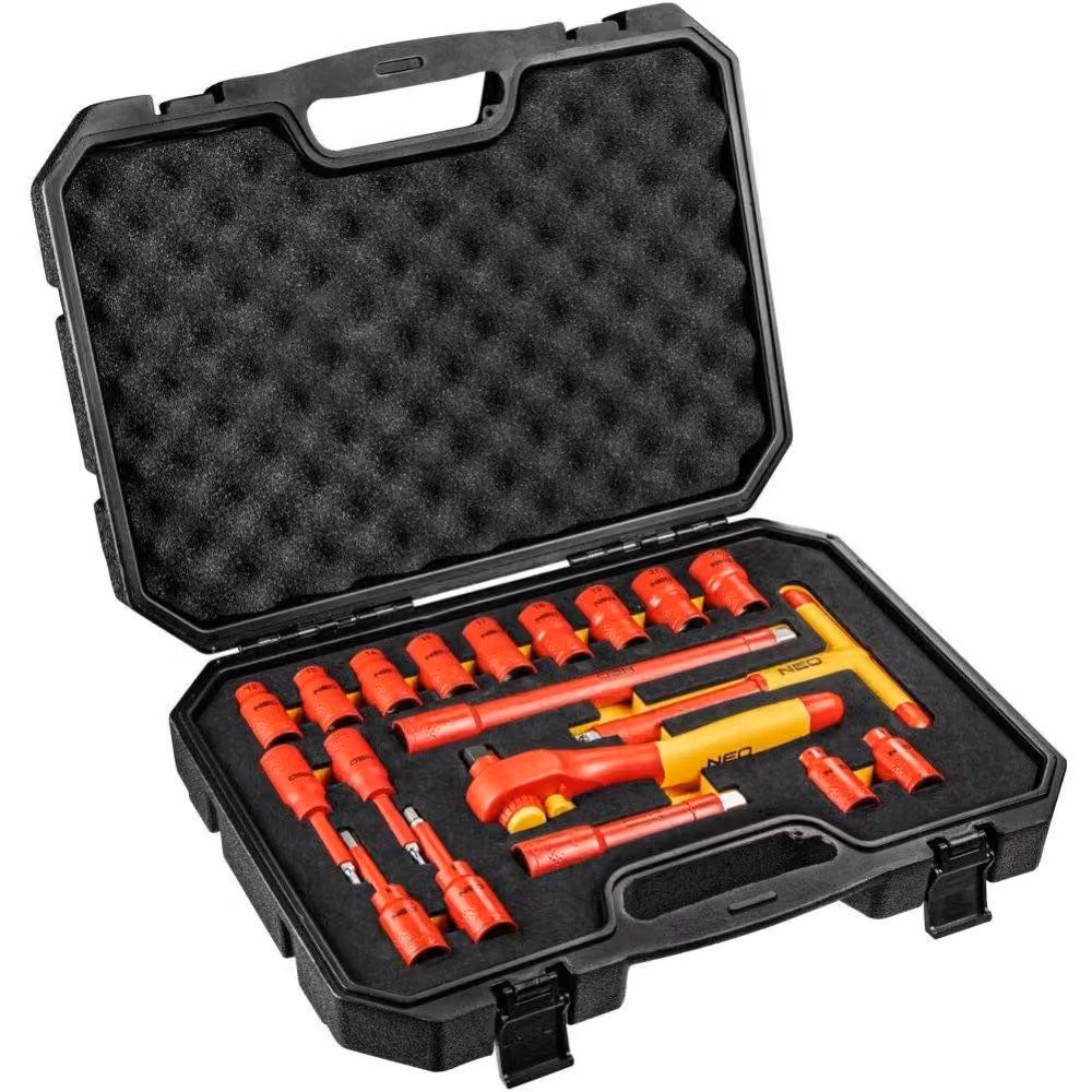 NEO TOOLS Chiavi a bussola 1000V, 19 pz.