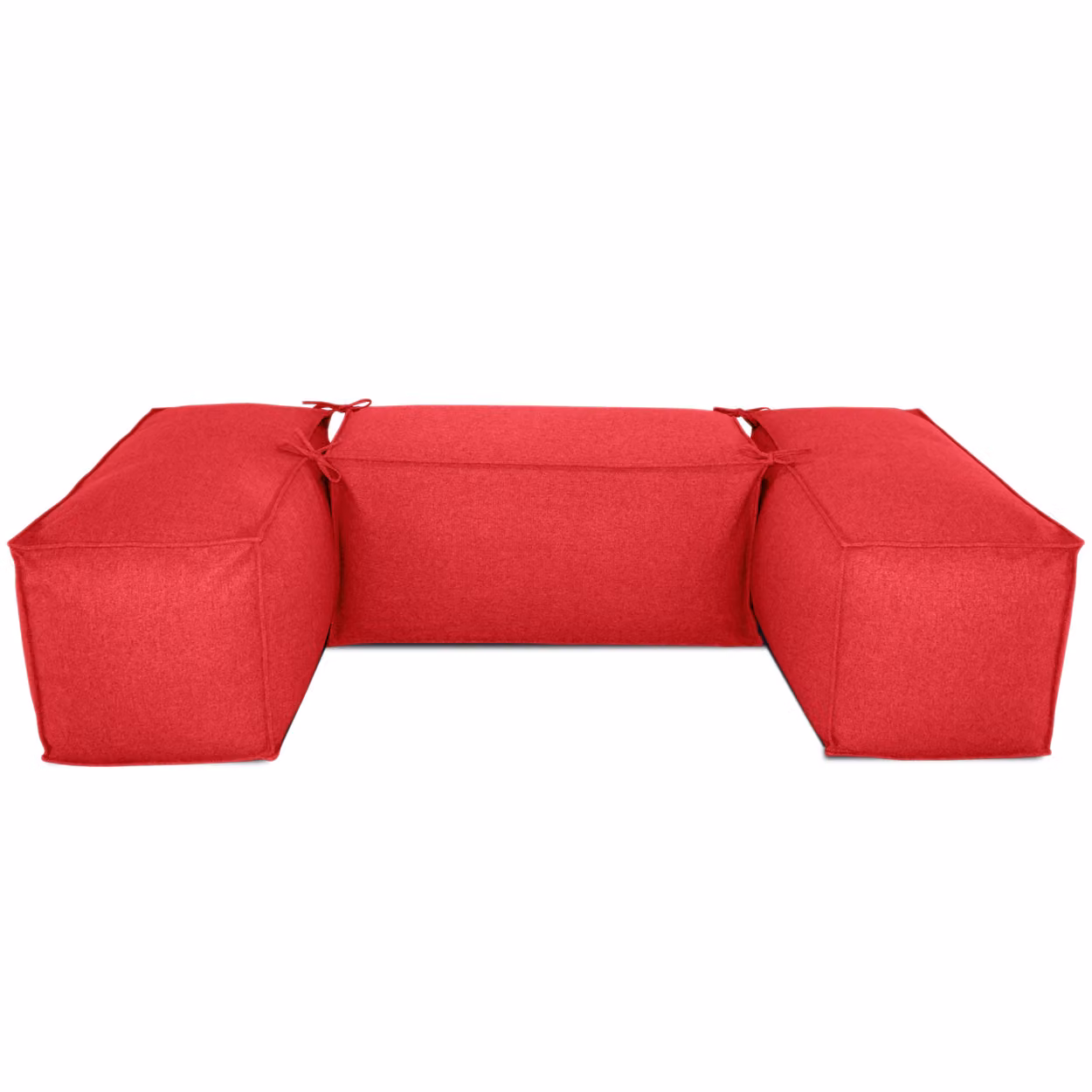 Salottino Quadrato Rosso