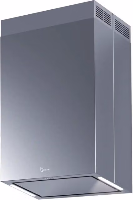 Cappa a parete Baraldi Ginza in acciaio inox color argento, larghezza: 60 cm, aspirazione 800 m3/h