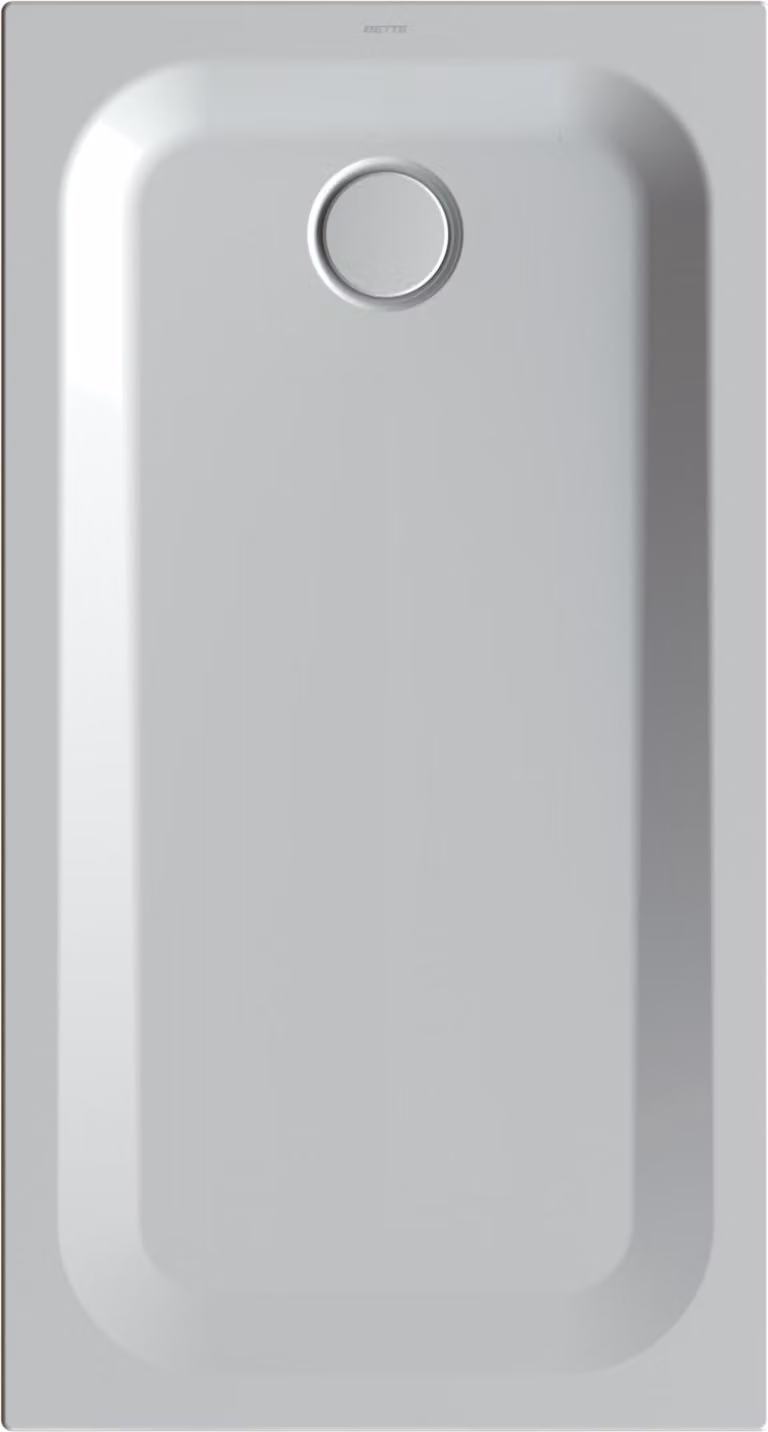 Receveur de douche rectangulaire BetteUltra avec support de baignoire minimum, 1300x700x35mm, 5784-002T1, 5784-002T1
