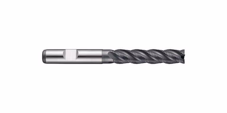 Fresa C492 DIN 844 L D.22mm Tagliente-L.75mm HSS-E-PM ALCRONA 35Grad Z.4