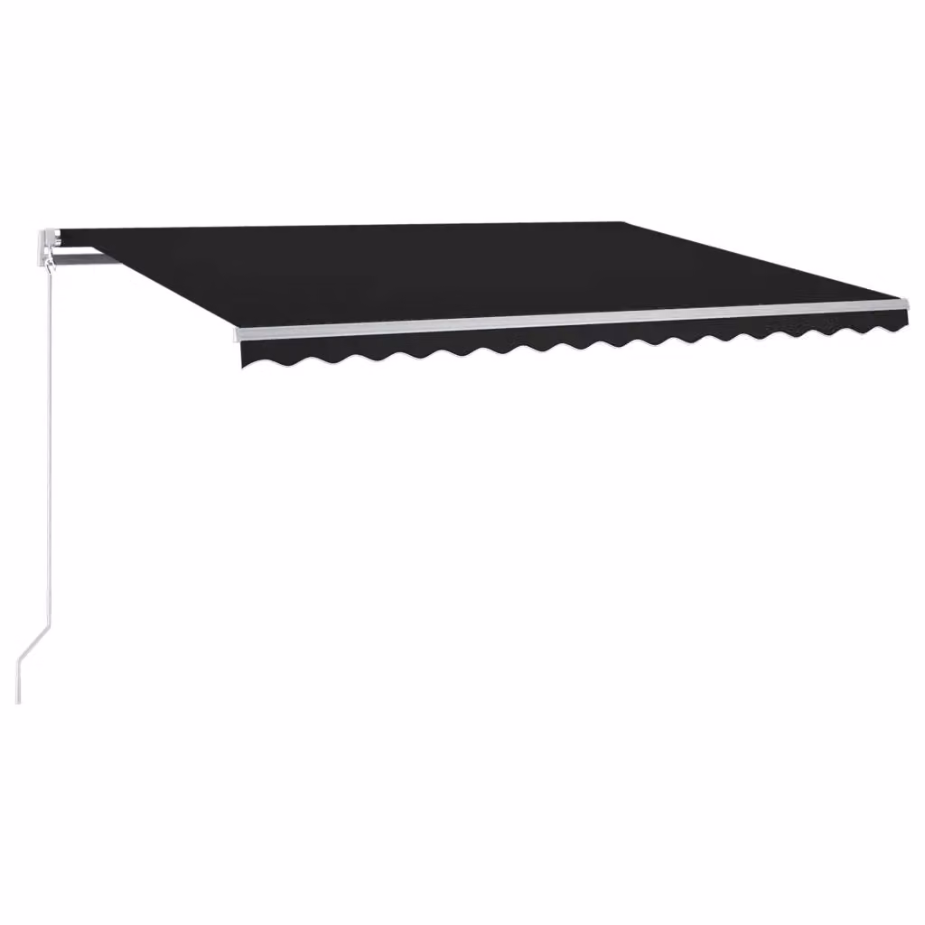 vidaXL Tenda Automatica con Sensore Vento, LED e Telecomando, L 300 x P 250 cm, Antracite e Bianco – 2
