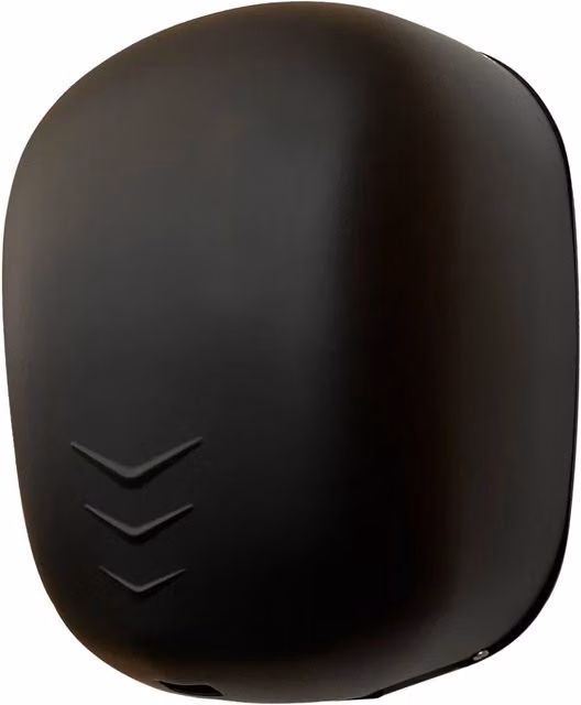Asciugamani Elettrico con Fotocellula 1100W Vama Stream Dry UV NF Acciaio Nero Opaco