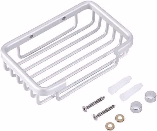 Portasapone - Porta sapone - Portaoggetti per doccia/bagno - Porta sapone da appendere - Accessori per il bagno - Doccia - Bagno - Cucina - Toilette - Acciaio inossidabile argentato