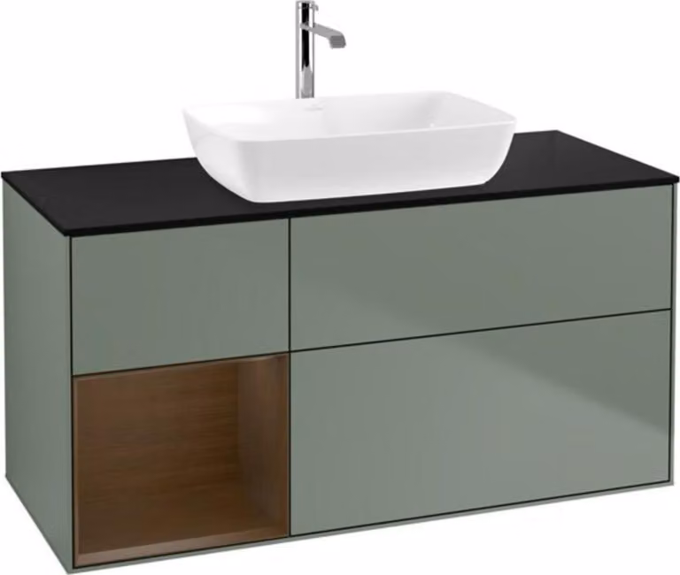 Mobiletto V&B Finion 120cm, Pl bla m, Reg wal ven, Oli. m Lac