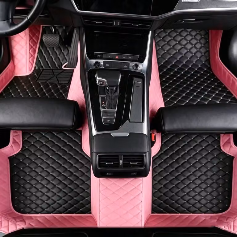Tappetini per auto, protezione per tutte le condizioni atmosferiche, vestibilità personalizzata, colori: 14