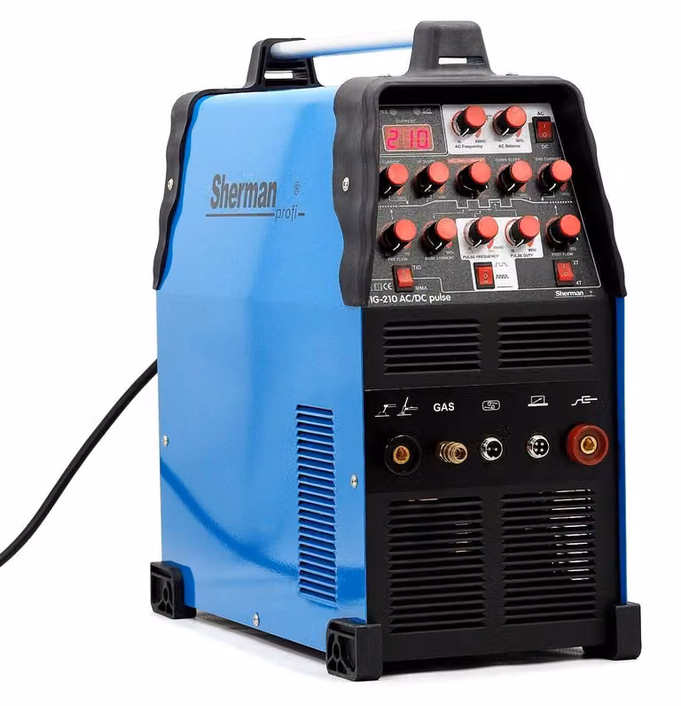 Saldatrice TIG - 200 Ampere - AC/DC Pulse - Adatta per alluminio e acciaio inossidabile