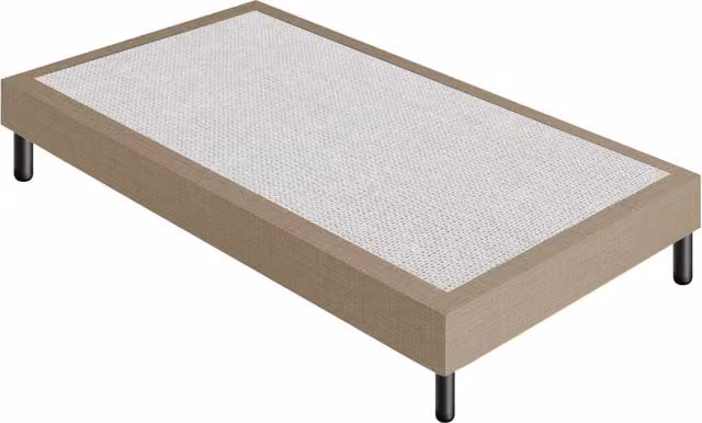 Letto Sommier MaterassieDoghe Piazza e Mezza Beige L: 120 cm, P: 190 cm