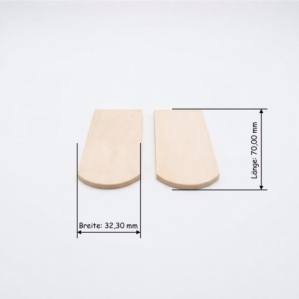 Coperture in legno a scaglie, modello "Biberschwanz", 32,30 mm