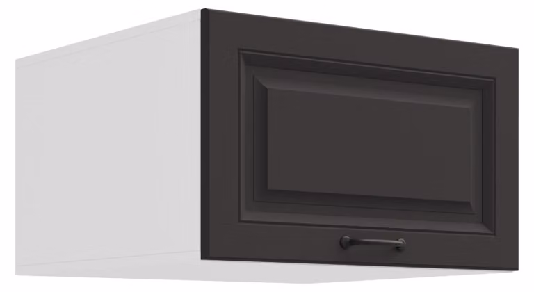 Credenza alta da 60 cm STILO Grigio + Bianco Angolo cottura Blocco cucina Cucina in stile rustico