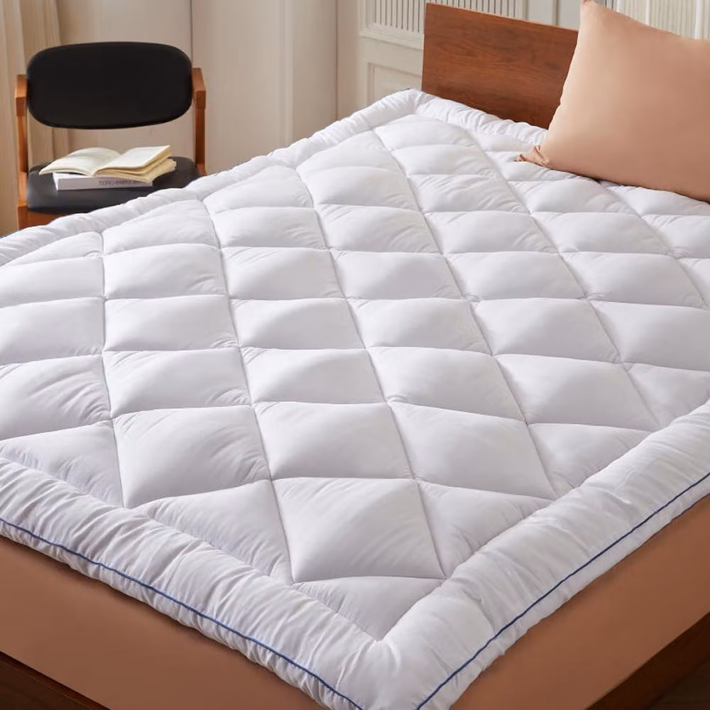 CASABEL Coprimaterasso in microfibra traspirante 1000g/m², 180x200cm