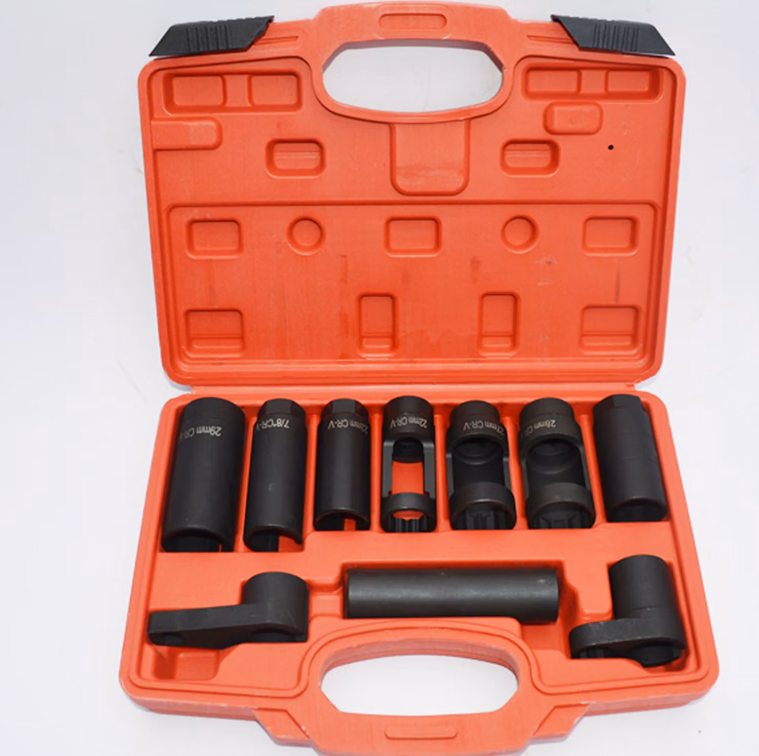 7PCS/10pcs Oxygen Sensor Socket Remover Tool Set rimozione con spedizione caso auto Kit di riparazione Box 10PCS