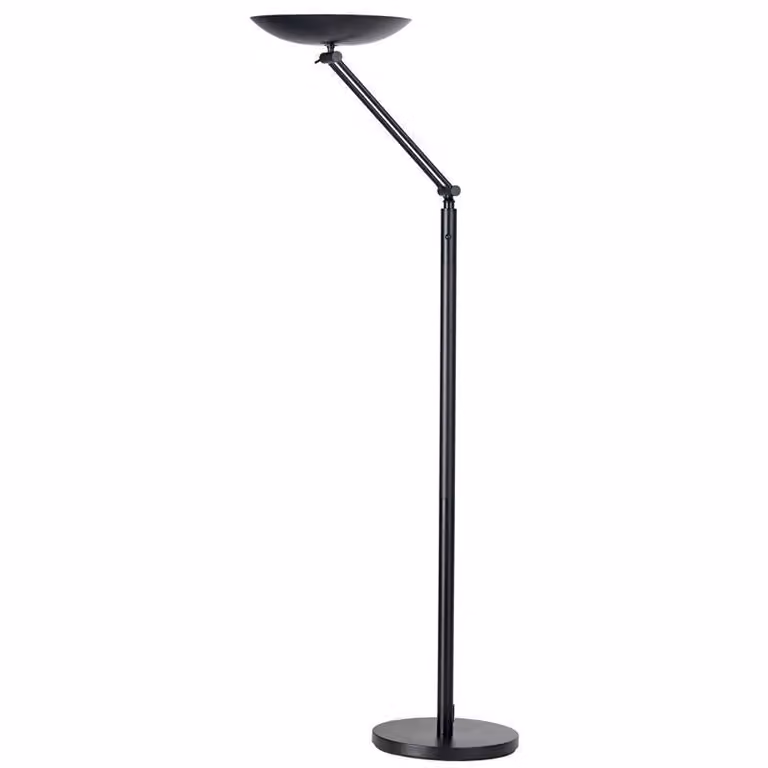 Lampada da terra UNiLUX LED VARIALUX, colore: nero