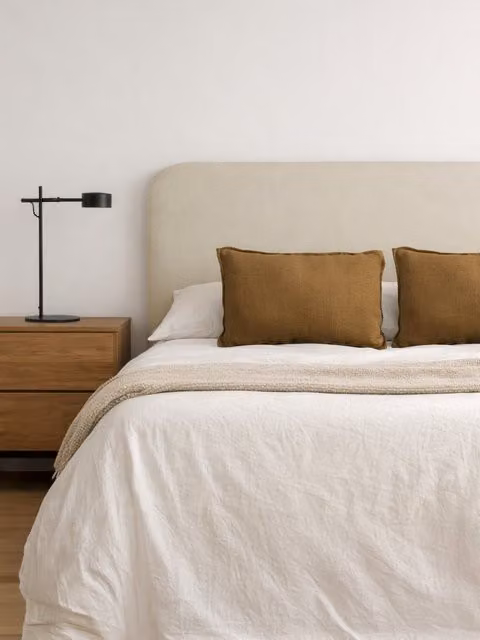 Testiera imbottita Coline Kenay Home beige 180x200 cm