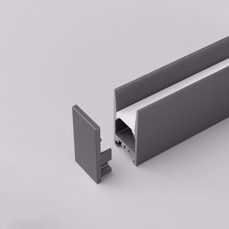 ARELUX PRF011 - Tappo terminale senza foro - Nero