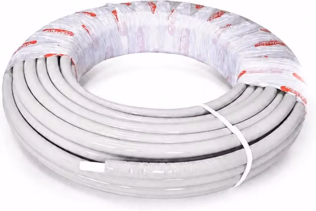 Tubo Multistrato con Alluminio NICOLL Bianco Ø 32 mm, Spessore 3 mm, Isolamento 10 mm, Confezione da 25 Pezzi