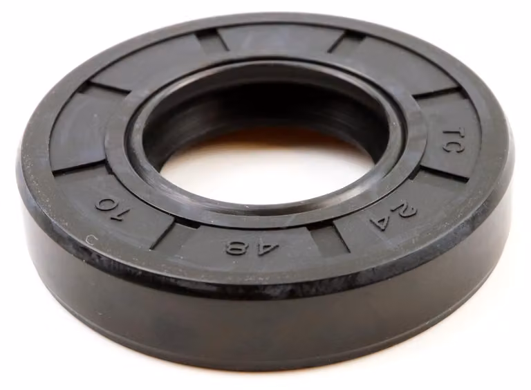 Guarnizione radiale per albero, dimensioni 24x48x10 mm, materiale NBR70, conforme alla norma DIN 3760