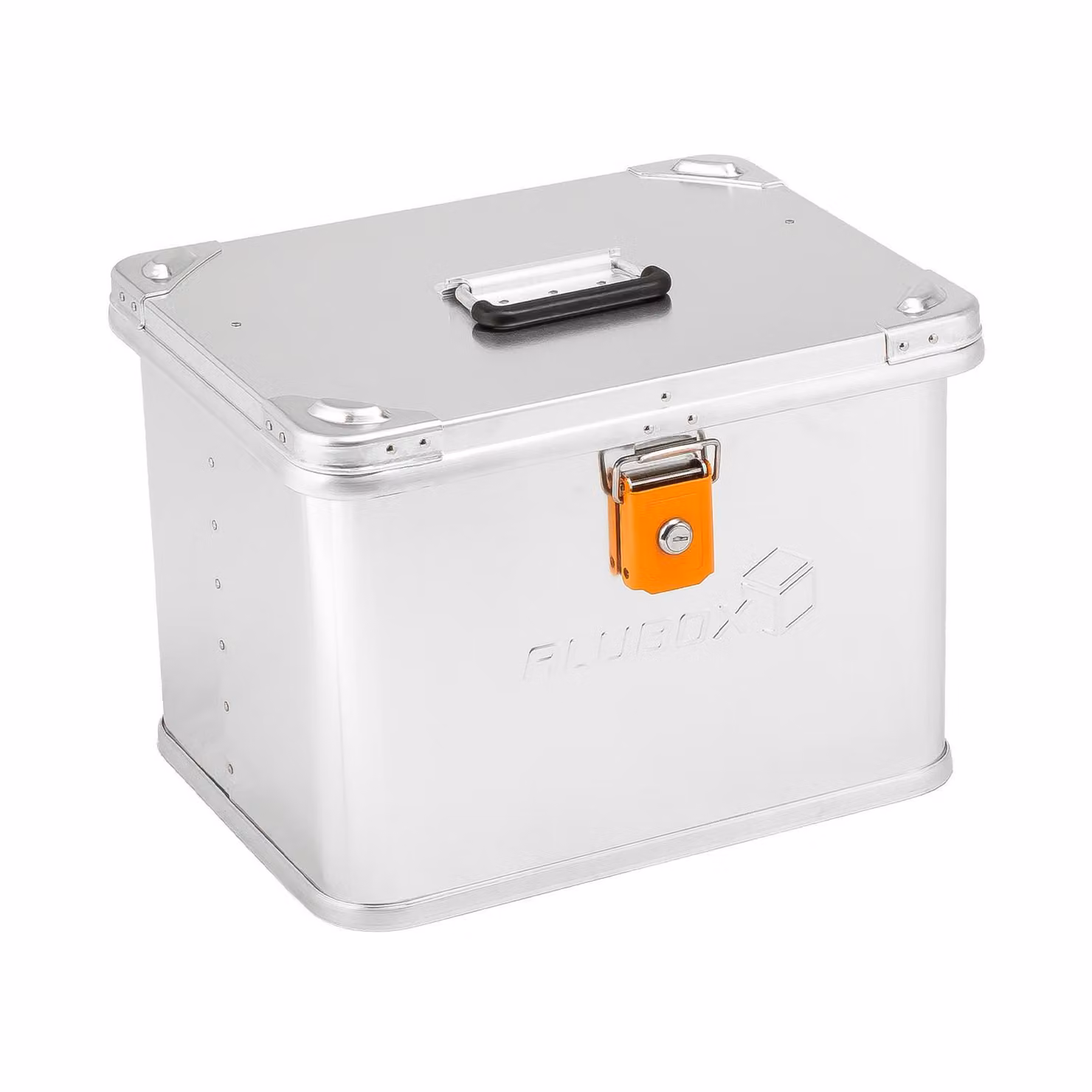 ALUBOX® valigia per moto 35L - box in alluminio con serratura, impermeabile e impilabile